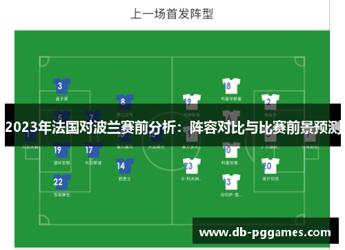 2023年法国对波兰赛前分析：阵容对比与比赛前景预测